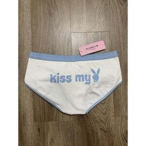 Y2K Vintage Playboy Kiss My‎ Bunny Head Briefs Underwear Size L